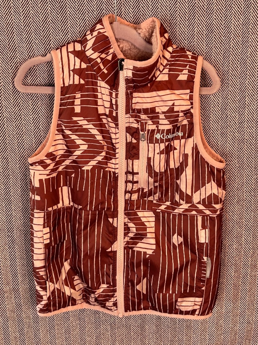 Columbia Fleece Reversible Vest